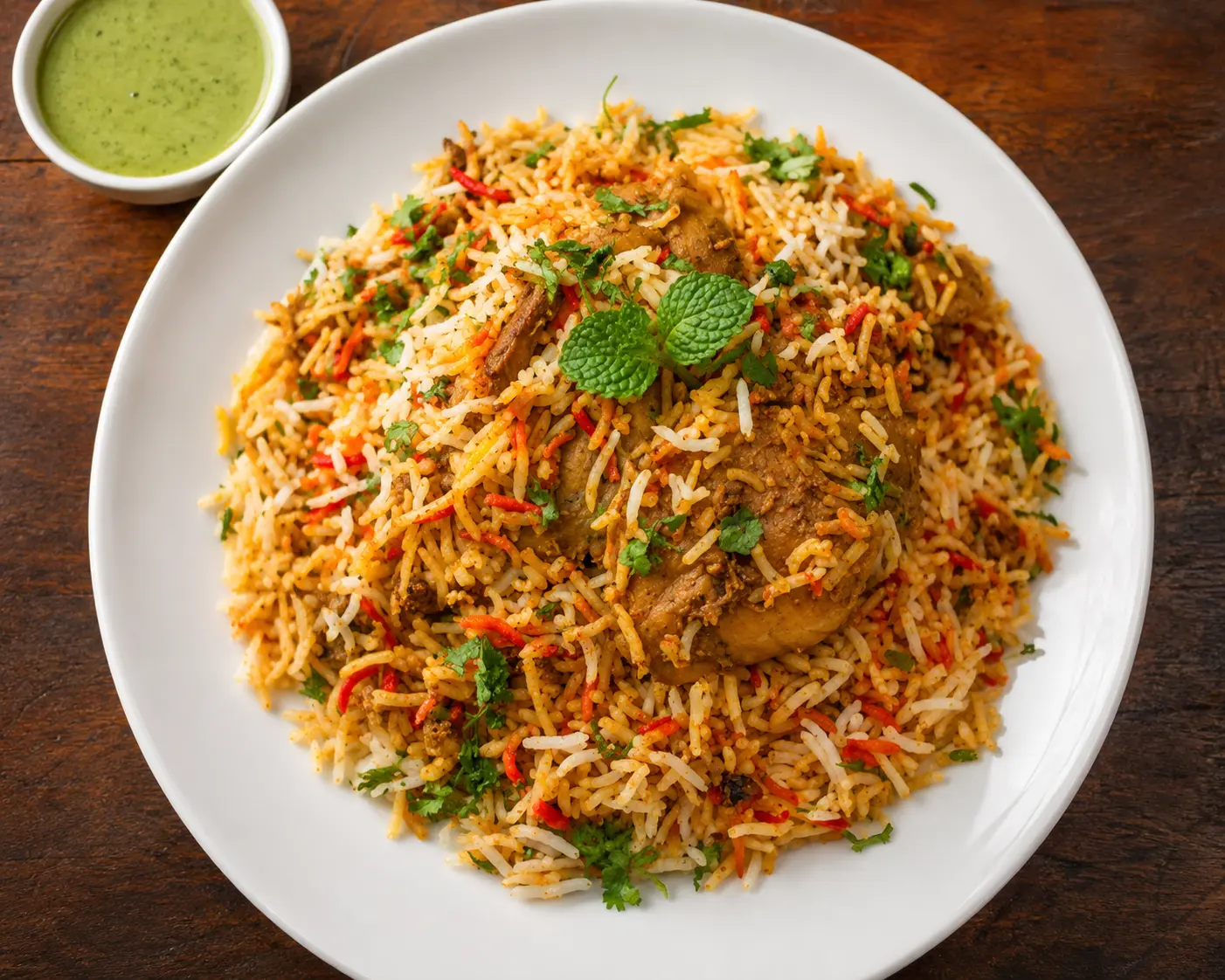 Bone-in Chicken Biryani at Chef Paaji — best biryani in Winnipeg, MB